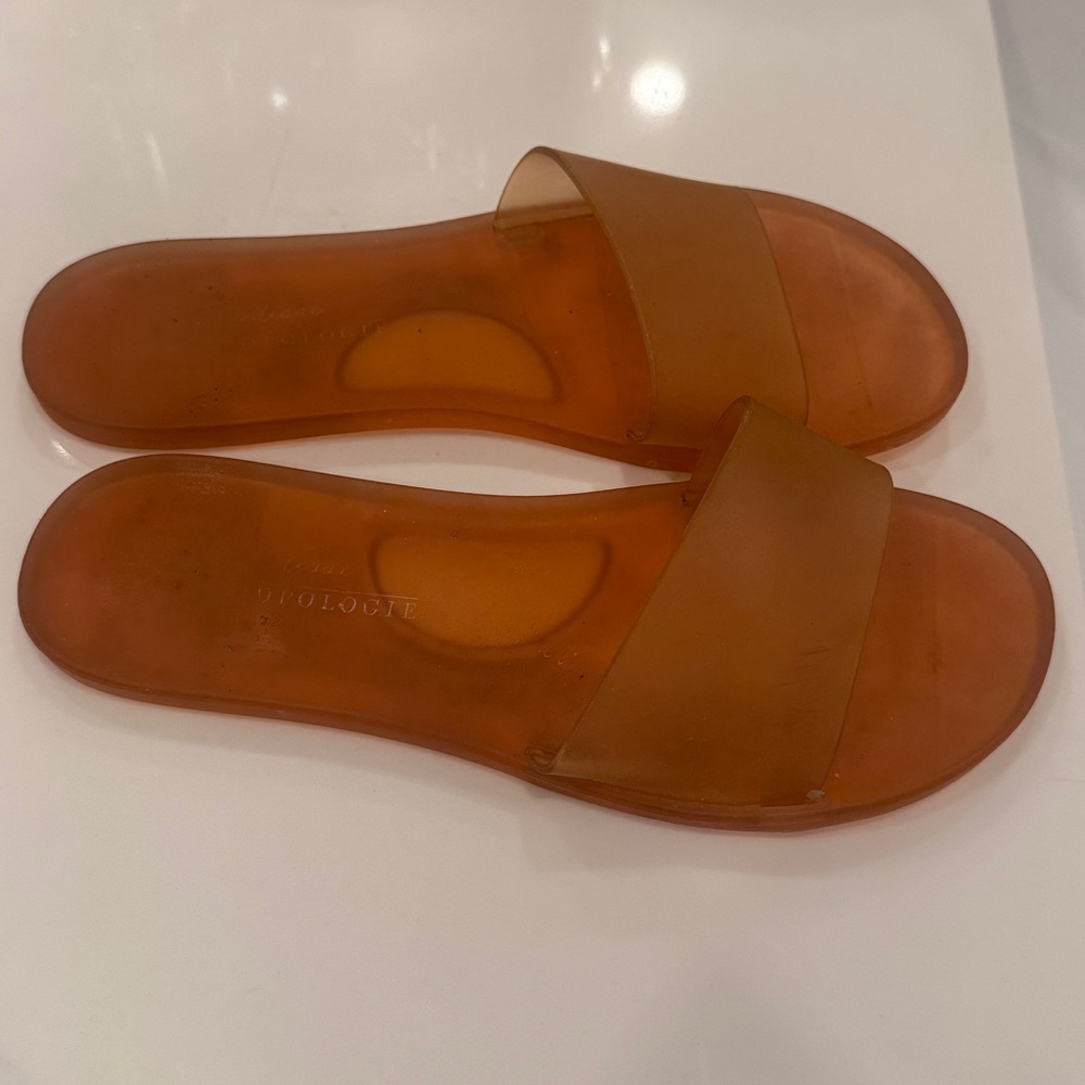 Anthropologie Matisse Amber Jelly Slide Sandals